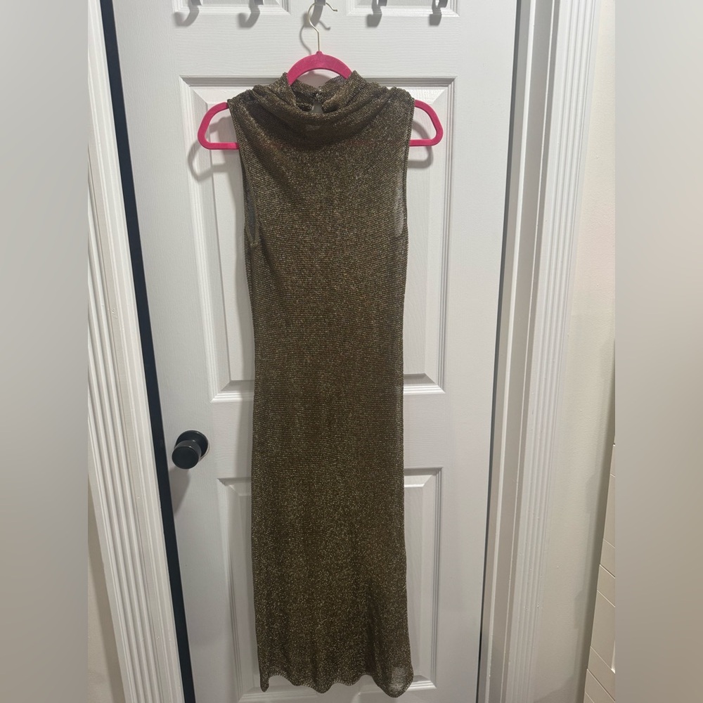 Zara Metallic Cover Up